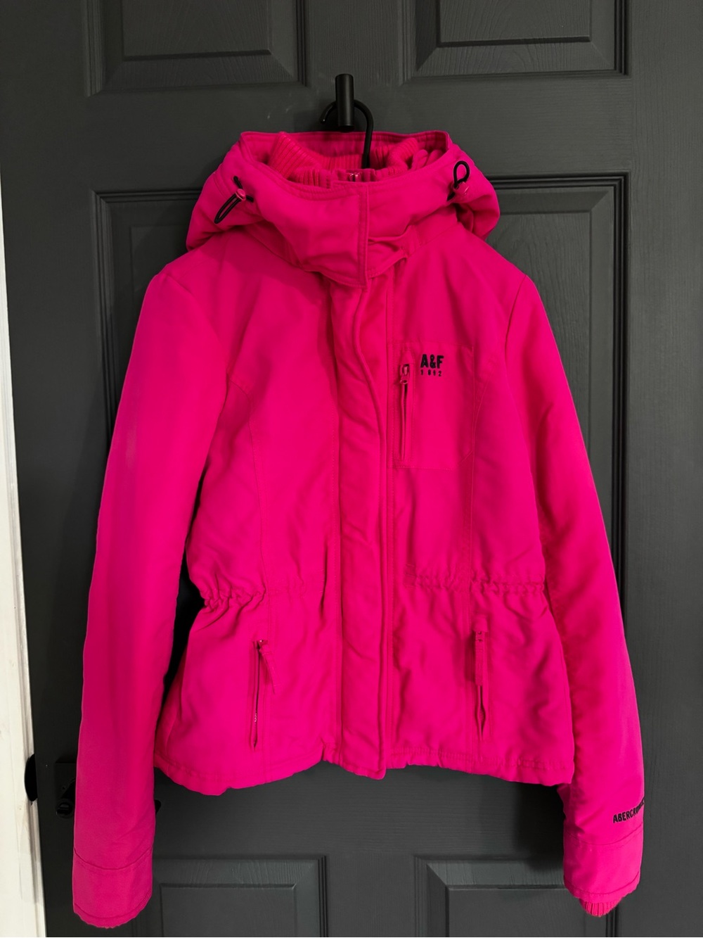 Y2K Abercrombie & Fitch Pink Winter Ski Jacket Small